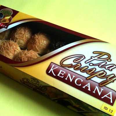 Pia Crispy KENCANA Rasa Keju dan Coklat Gambar 1