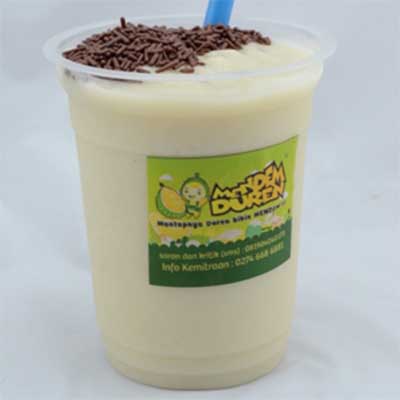 Juice Mendem Duren Putih 1/2 Durian dengan Topping Keju Gambar 1