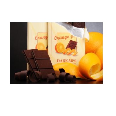 Cokelat Papan 80gr Orange Peel Cokelat Monggo Gambar 1