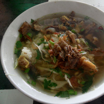 Soto Dengan Nasi Bakso Pak Ateng Gambar 1