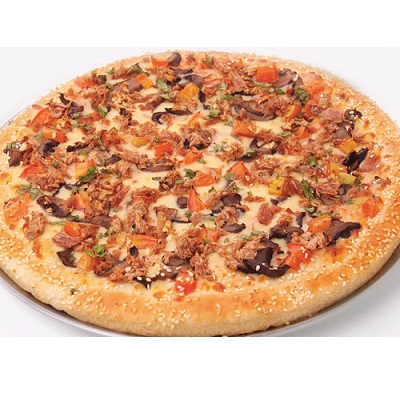 Asian Spicy Tuna Pizza Large Papa Rons Pizza Gambar 1
