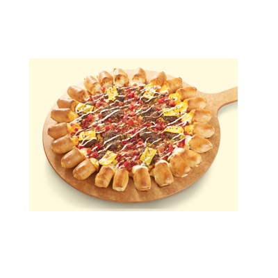 Cheeseburger Pizza Reguler Stuffed Crust Pizza Hut Gambar 1