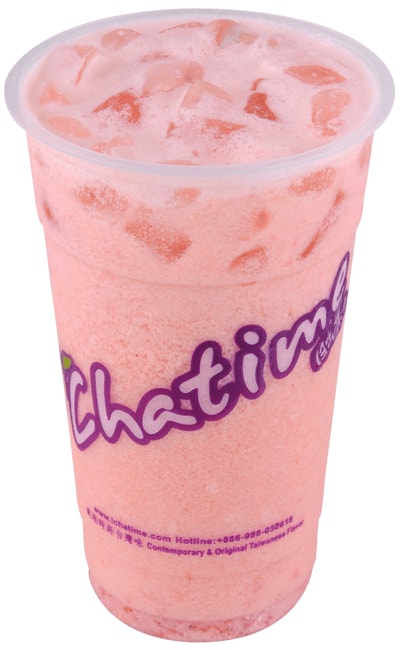 Strawberry Milk Tea Reguler Chatime Gambar 1