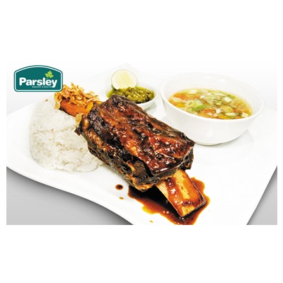 Iga Bakar Spesial Parsley Parsley Bakery And Resto Gambar 1