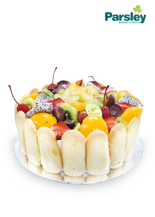 Mix Fruit Cake Kotak Parsley Bakery And Resto Gambar 1