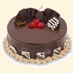 Tart Black Forest A 18cm Roti Kecil Gambar 1