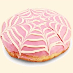 Donat Cream Strawberry Donut Roti Kecil Gambar 1