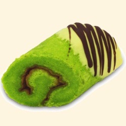 Mini Pandan Roll Cake Roti Kecil Gambar 1